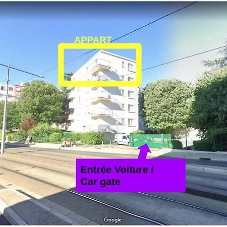 Cleo - 7places, Parking, Tram L2 Au Pied, 6min Gare St Roch, 4e Etage Apartment